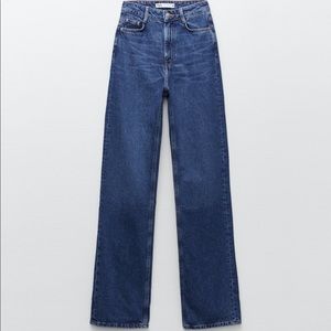 ZARA High Rise Full Length Jeans NWOT